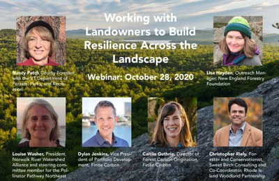 Webinar: Working with Landowners to Build Resilience Across the Landscape